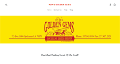 Desktop Screenshot of popsgoldengems.com